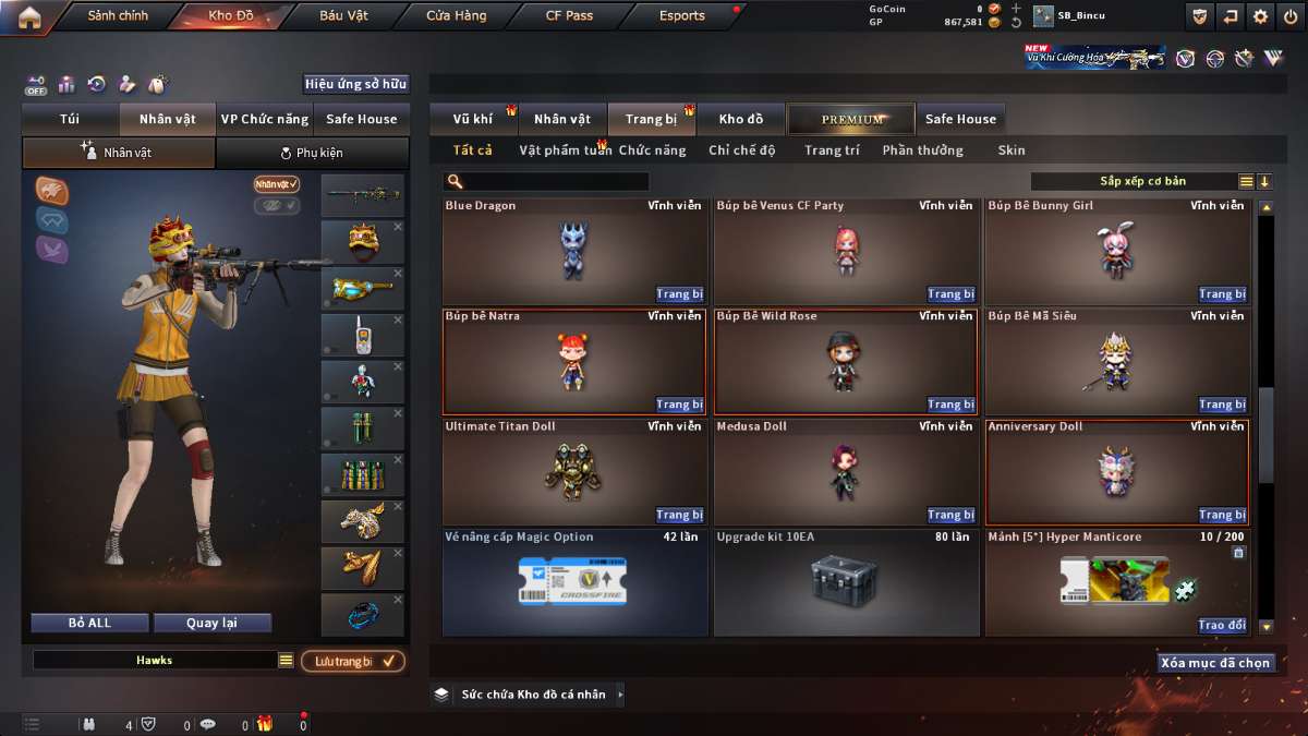 shop acc cf uy tin gia re
